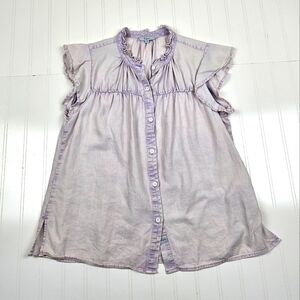 Rails Ruthie Lavender Acid Wash Top